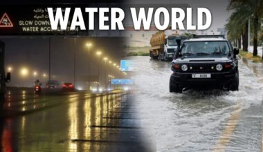 Dubai deluged AGAIN just weeks after floods swamped city with flights cancelled & roads impassable