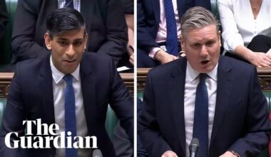 PMQs: Sunak and Starmer clash over taxes and pensions