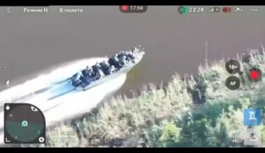 Boat with large number of Russian troops explodes on mine in Dnipro River-Wounded try getting ashore