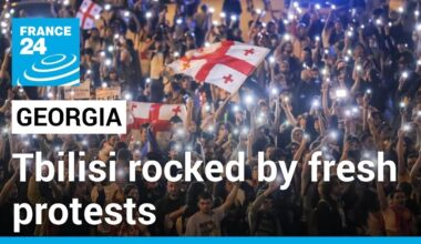 Tbilisi rocked by clashes over 'foreign influence' bill for third consecutive night • FRANCE 24