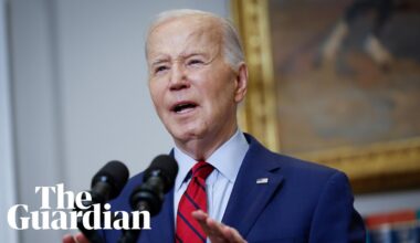 The US is not authoritarian': students have right to protest, not vandalism, says Biden