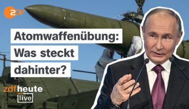 Atomwaffen-Manöver: Was bedeutet Putins Drohgebärde? | ZDFheute live