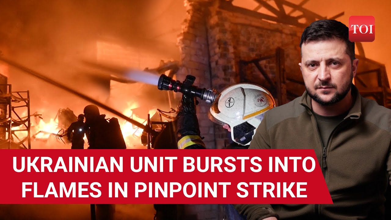 Russia's Pinpoint Strike Burns Ukrainian Unit; Kyiv's Giant UAV Warehouse Gutted In Kharkiv