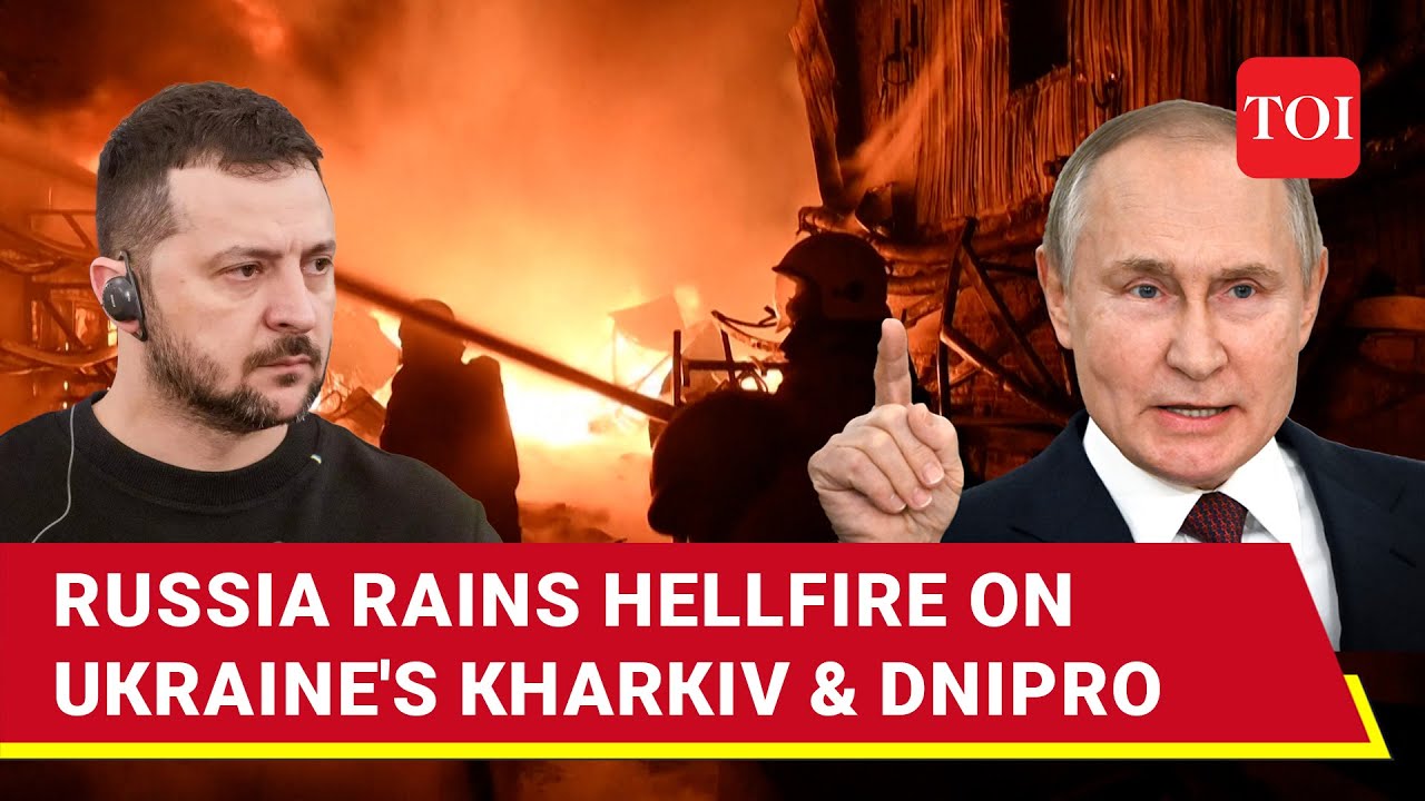 Putin's Forces Burn Kharkiv, Dnipro;  Warehouses Up In Flames | Ukraine Cries For Help