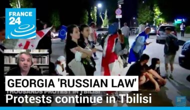 Protests against "Russian law" continue in Tbilisi, spread to Georgia's second-largest city