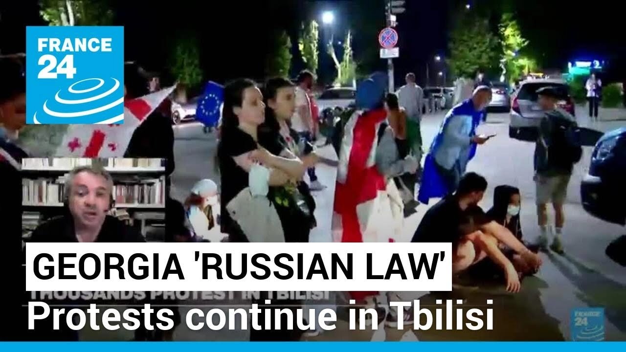 Protests against "Russian law" continue in Tbilisi, spread to Georgia's second-largest city