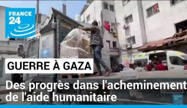 Guerre à Gaza : de minces progrès dans l'acheminement de l'aide humanitaire • FRANCE 24