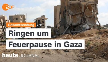 heute journal 4.5.24 Gespräche über Gaza-Feuerpause, Angriffe im Wahlkampf, Baerbock-Reise (english)