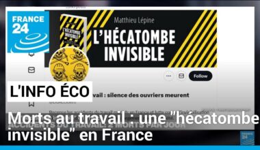 Morts au travail : l'"hécatombe invisible" qui endeuille chaque jour la France • FRANCE 24