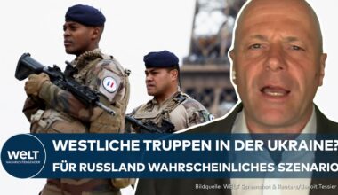 PUTINS KRIEG: Westliche Truppen in der Ukraine für Russland ein "wahrscheinliches Szenario"