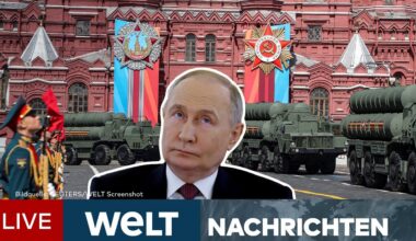 PUTINS PROTZ-PARADE: Russland feiert "Tag des Sieges" mit Militärparade in Moskau | WELT NEWSSTREAM