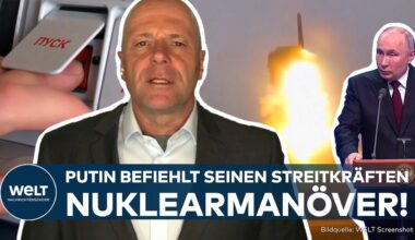 UKRAINE-KRIEG: "Man zeigt, dass man Atomwaffen besitzt!" Manöver von Putins Nuklearstreitkräften!