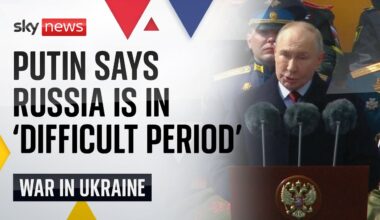 Putin admits Russia is going through a 'difficult period' | Ukraine War