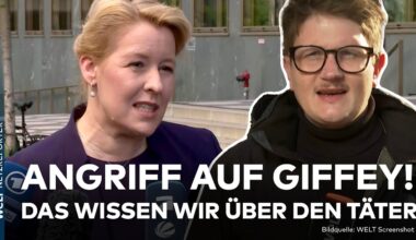 ANGRIFF AUF FRANZISKA GIFFEY: 74-jährige mutmaßlicher Tärer war dem Staatsschutz bekannt | WELT News