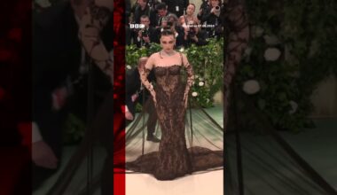 Emma Chamberlain needed to get the details just right on her look. #MetGala2024 #Shorts #BBCNews