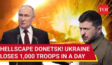 Hellfire On Day 1 Of Putin's New Term; Over Thousand Ukrainian Troops Eliminated