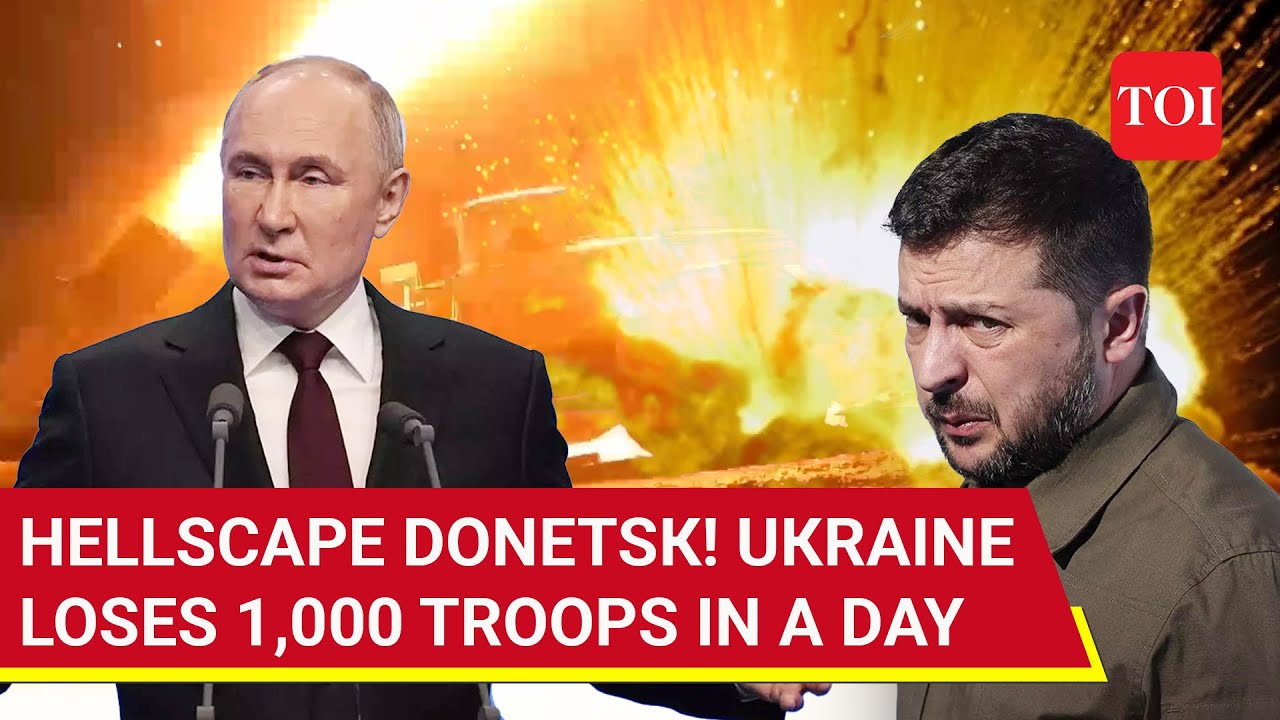 Hellfire On Day 1 Of Putin's New Term; Over Thousand Ukrainian Troops Eliminated