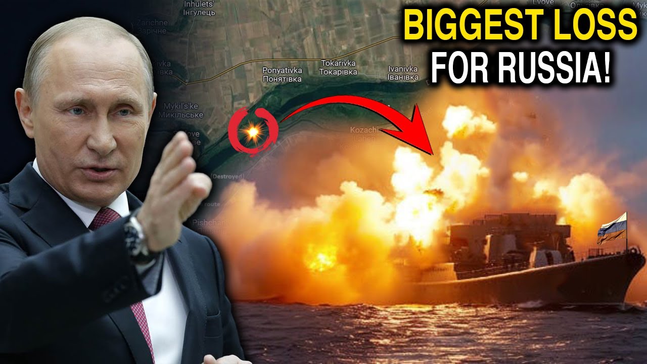 Direct Hit: Ukraine blew up the famous warship at Dnipro with this magnificent tactic!