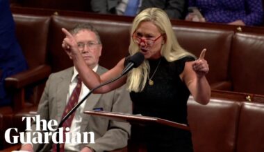 Marjorie Taylor Greene booed during her bid to oust House speaker