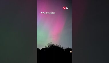 Northern Lights spotted across UK 🌄 #news #shorts