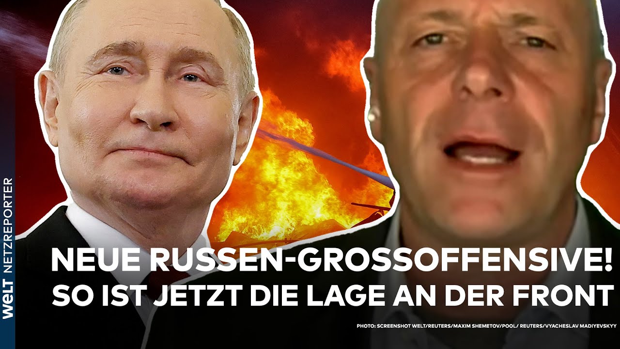 PUTINS KRIEG: Neuer russischer Großangriff! So ist jetzt die aktuelle Lage an der Front!