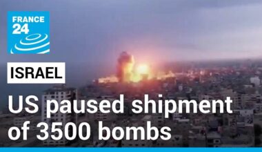 US paused shipment of 3500 bombs to Israel following concerns over its Rafah plans • FRANCE 24