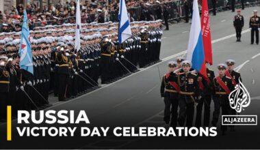 Russia marks Victory Day in Red Square, while Ukrainian missiles hit Belgorod