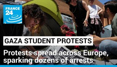 Europe student Gaza protests spread, sparking clashes and dozens of arrests • FRANCE 24 English