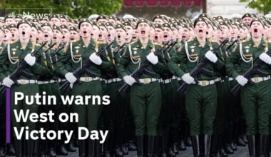 Putin says Russia will not be threatened in Victory Day speech