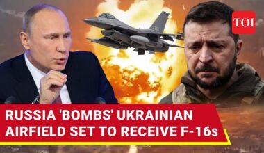 Russia Attacks Ukraine's Crucial Airfield Set To Host U.S.-Made F-16 Fighter Jets | Watch