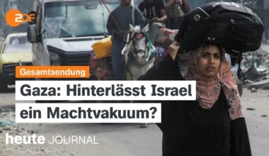 heute journal vom 12.05.2024 Nachkriegsordnung Gaza, Flucht Wowtschansk, Tuba Instrument des Jahres