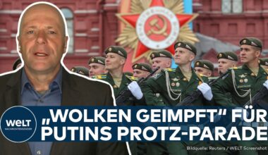 "Tag des Sieges" - Putins protzige Militärparade in Moskau: „Russen haben sogar Wolken geimpft“