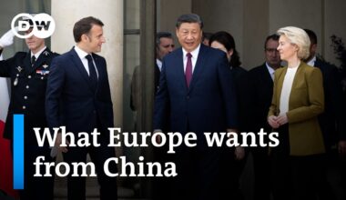 France, China talks focus on trade tensions, Gaza and Ukraine | DW News