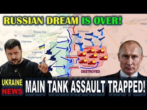 Smart! Russian Main TANK ASSAULT GROUP CAUGHT UNPREPARED AND DESTROYED! | Ukraine War