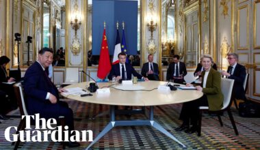 Xi and Macron call for closer Europe-China ties at Paris meeting