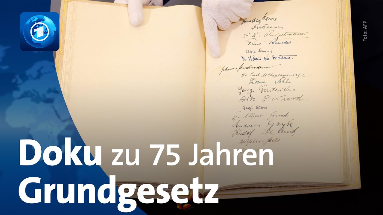 Grundgesetz feiert 75. Geburtstag: ARD-Doku zu Grundrechten