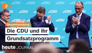 heute journal vom 7.5.24 CDU-Grundsatzprogramm, Angriff auf Matthias Ecke, Israel in Rafah (english)