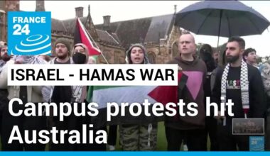 Campus protests over Gaza war hit Australia • FRANCE 24 English