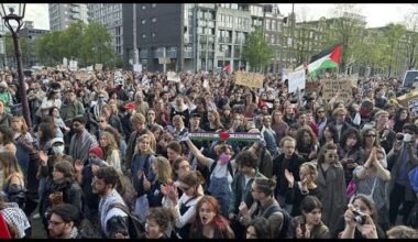 Pays-Bas : affrontements entre policiers et manifestants lors d'une mobilisation en soutien à Gaza