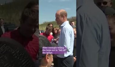 Kids Shocked to Meet Prince William by the Beach