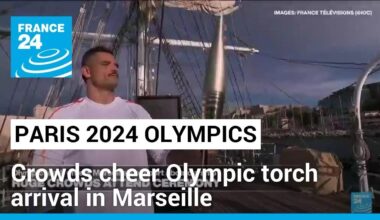 Olympic torch arrives in Marseille after 12-day sea journey from Greece • FRANCE 24 English