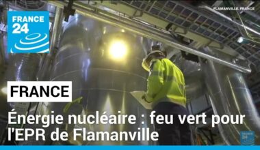 Énergie nucléaire : feu vert pour l'EPR de Flamanville • FRANCE 24