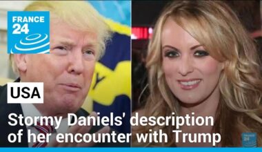 Stormy Daniels describes meeting Trump during occasionally graphic testimony in hush money trial