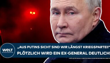 UKRAINE-KRIEG: "Aus Putins Sicht sind wir längst Kriegspartei!" Plötzlich wird Ex-General deutlich