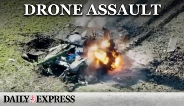 Ukraine war: Attack drones take out multiple Russian tanks