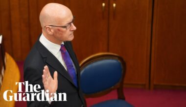 John Swinney sworn in as Scotland's first minister