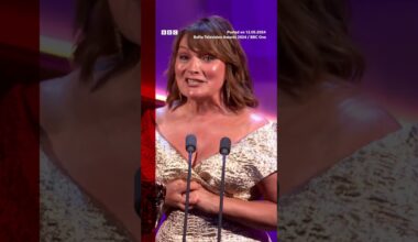 Lorraine Kelly has been presented with a BAFTA Special Award. #Lorraine #Baftas #BBCNews