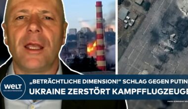 PUTINS KRIEG: "Eine beträchtliche Dimension!" Heftige Krim-Attacken! Ukraine zerstört Kampfflugzeuge