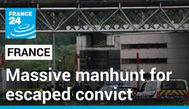 Massive manhunt for escaped convict after French prison officers killed in ambush • FRANCE 24