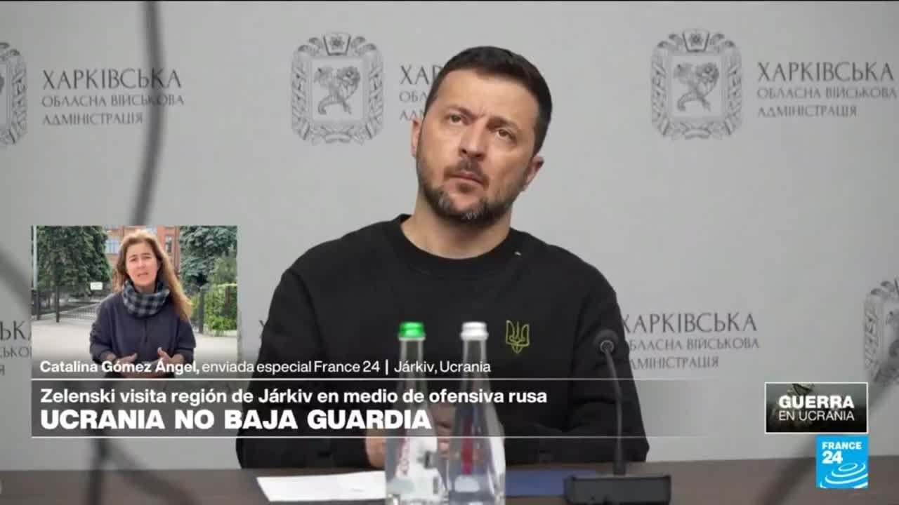 Informe desde Járkiv: Zelenski se reúne con su cúpula militar en medio de ofensiva rusa